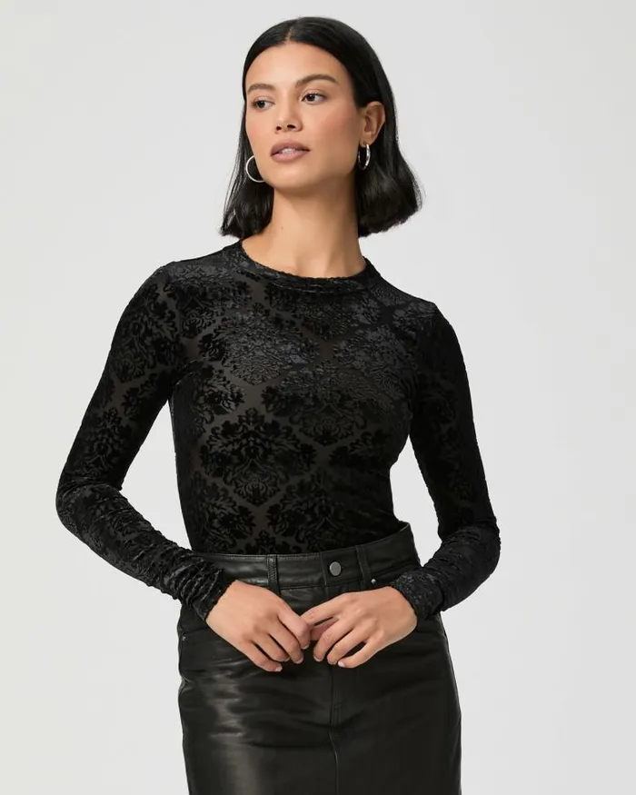 Tops and Blouses Women PAIGE Chelle Top 8211 Black