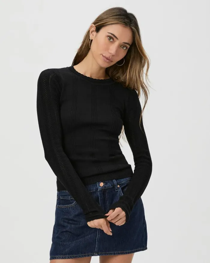 Tops and Blouses Women PAIGE Claire Top 8211 Black