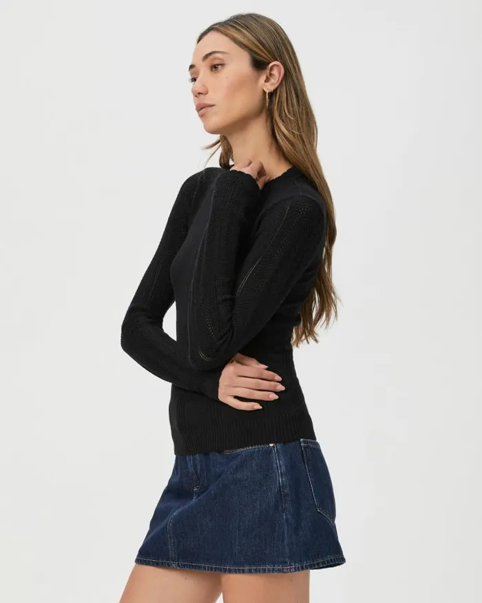 Tops and Blouses Women PAIGE Claire Top 8211 Black