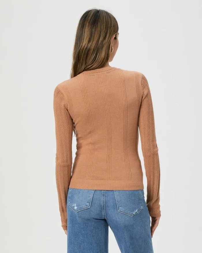 Tops and Blouses Women PAIGE Claire Top 8211 Macchiato