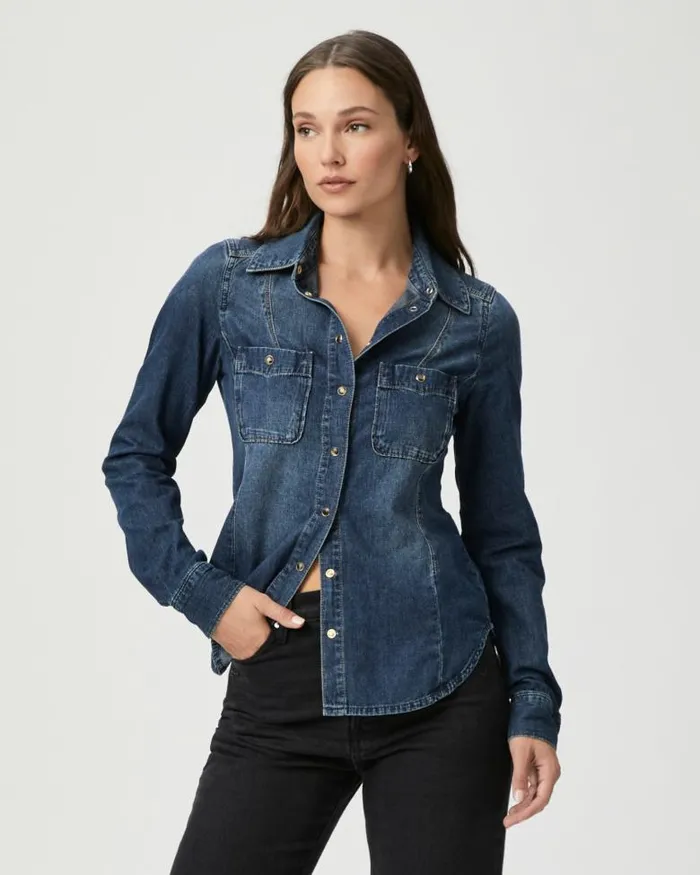 Tops and Blouses Women PAIGE Devika Shirt 8211 Belinda