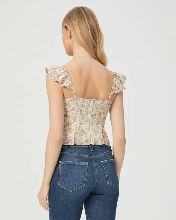 Tops and Blouses Women PAIGE Luce Top 8211 Ivory Multi Tops and Blouses Women PAIGE Luce Top 8211 Ivory Multi