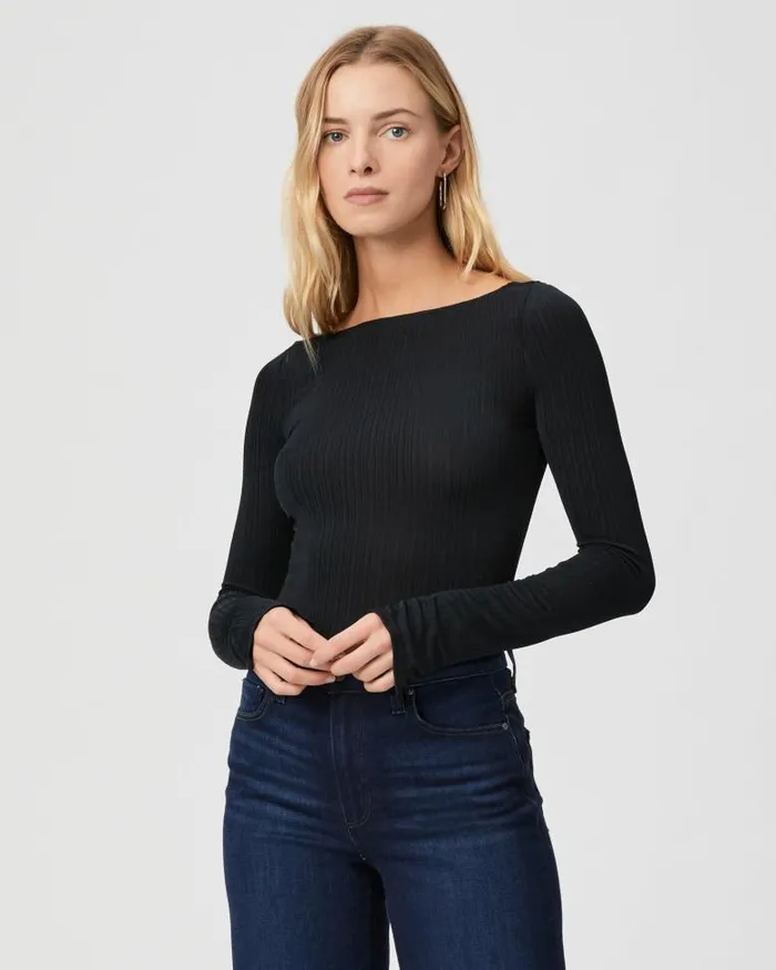 Tops and Blouses Women PAIGE Lucina Top 8211 Black