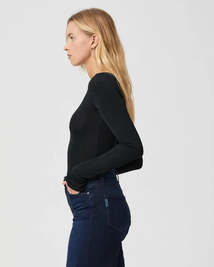 Tops and Blouses Women PAIGE Lucina Top 8211 Black Tops and Blouses Women PAIGE Lucina Top 8211 Black