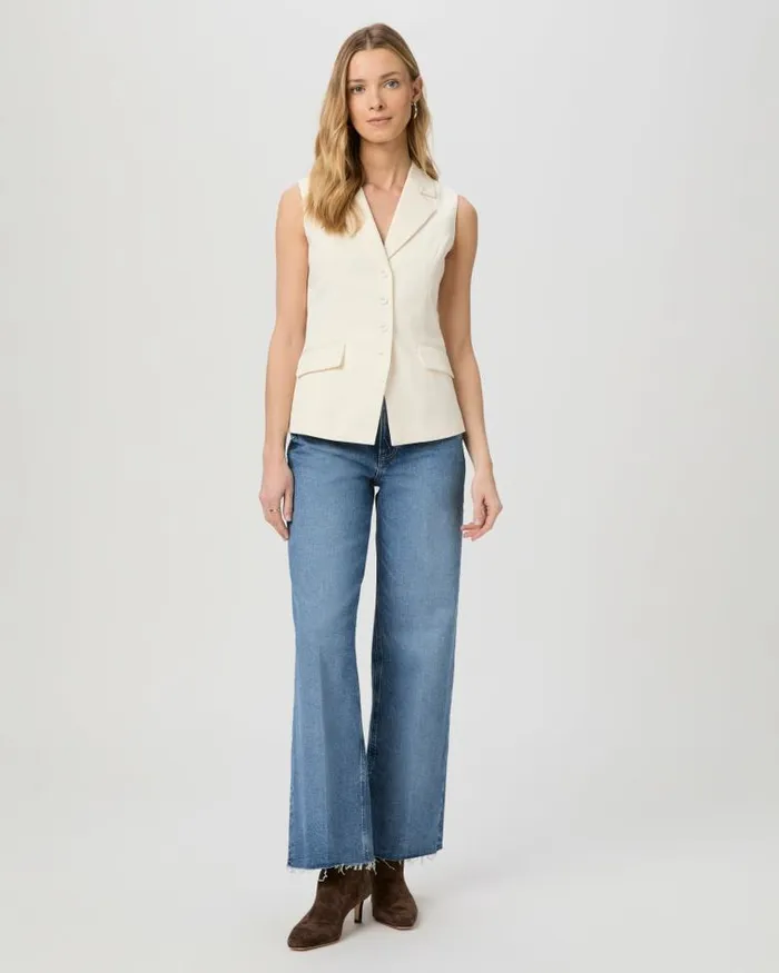 Tops and Blouses Women PAIGE Palomina Vest 8211 Ivory Tops and Blouses Women PAIGE Palomina Vest 8211 Ivory