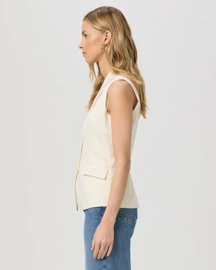 Tops and Blouses Women PAIGE Palomina Vest 8211 Ivory Tops and Blouses Women PAIGE Palomina Vest 8211 Ivory