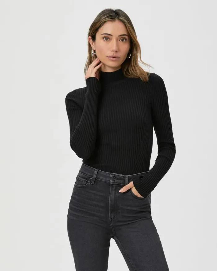 Tops and Blouses Women PAIGE Raisa Top 8211 Black