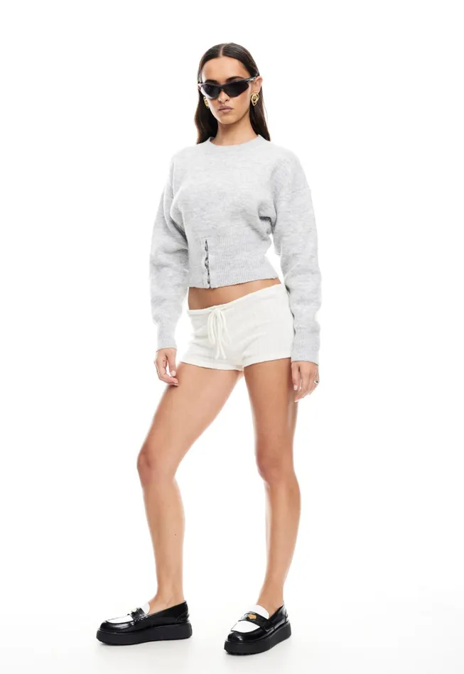 Tops Women Lioness Fashion DION KNIT Grey Tops Women Lioness Fashion DION KNIT Grey