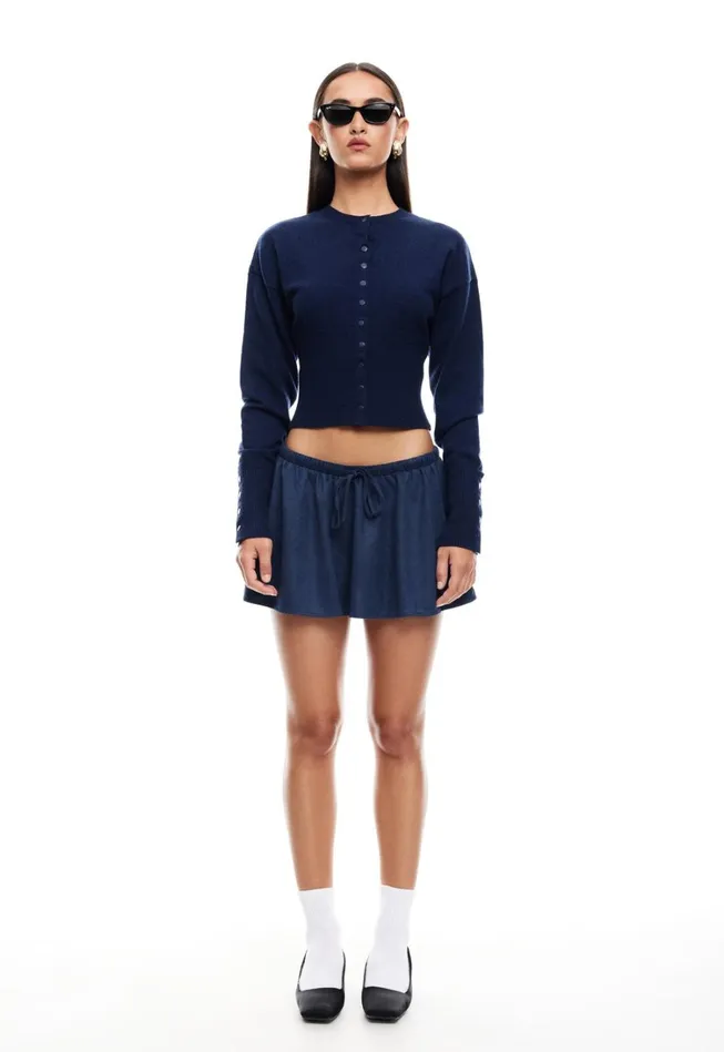 Tops Women Lioness Fashion HEAD IN THE CLOUDS CARDIGAN Navy Tops Women Lioness Fashion HEAD IN THE CLOUDS CARDIGAN Navy