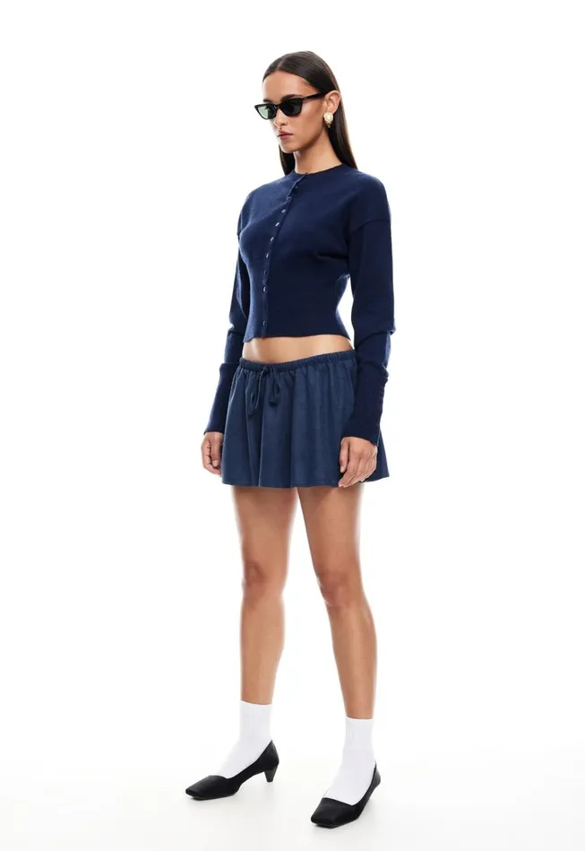 Tops Women Lioness Fashion HEAD IN THE CLOUDS CARDIGAN Navy Tops Women Lioness Fashion HEAD IN THE CLOUDS CARDIGAN Navy