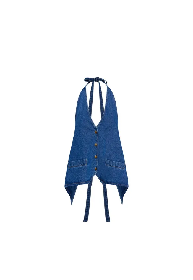 Tops Women Lioness Fashion HILLS HALTER Dark Denim