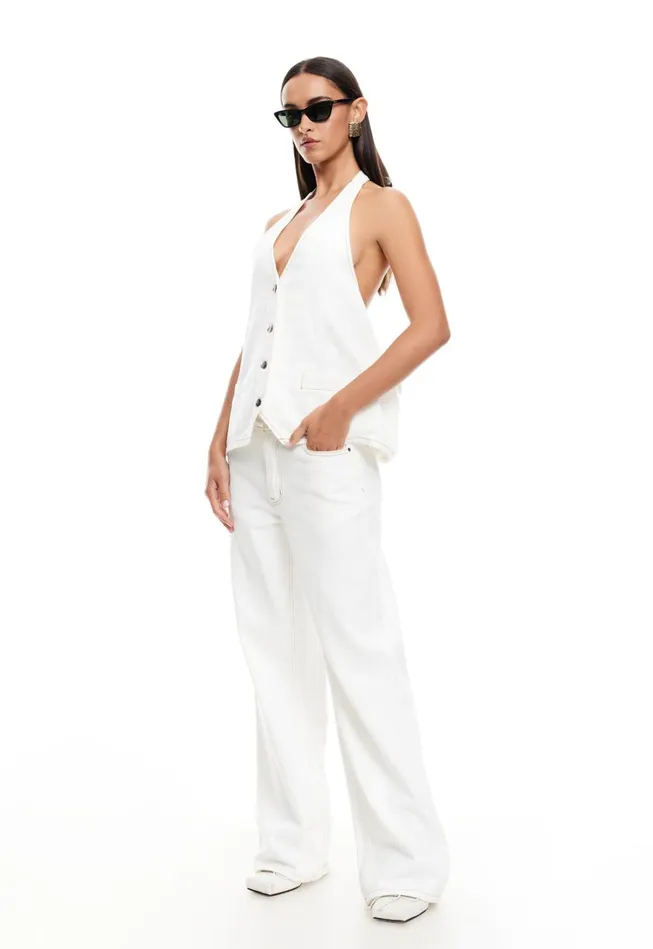 Tops Women Lioness Fashion HILLS HALTER Porcelain