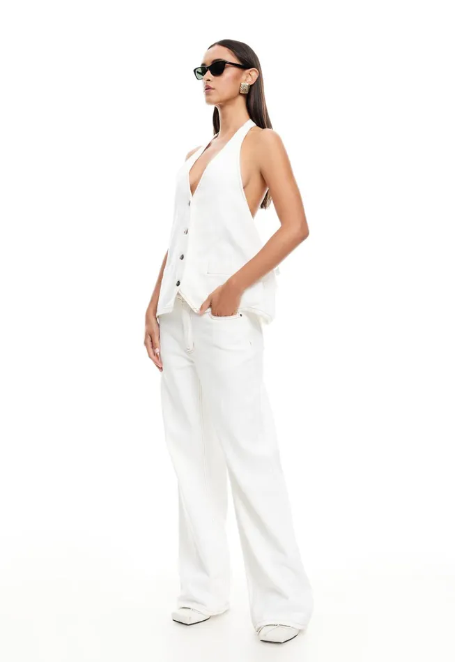 Tops Women Lioness Fashion HILLS HALTER Porcelain