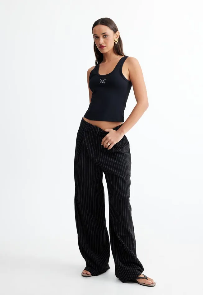 Tops Women Lioness Fashion LIONESS LOGO TANK Onyx Tops Women Lioness Fashion LIONESS LOGO TANK Onyx