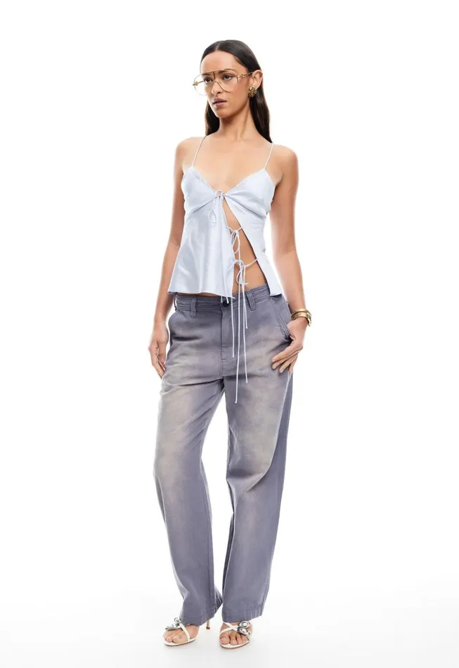 Tops Women Lioness Fashion MARIAH CAMI Pale Blue Tops Women Lioness Fashion MARIAH CAMI Pale Blue