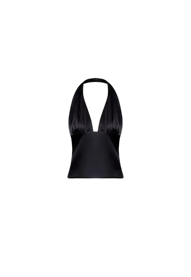 Tops Women Lioness Fashion OPULENCE HALTER TOP Onyx Tops Women Lioness Fashion OPULENCE HALTER TOP Onyx