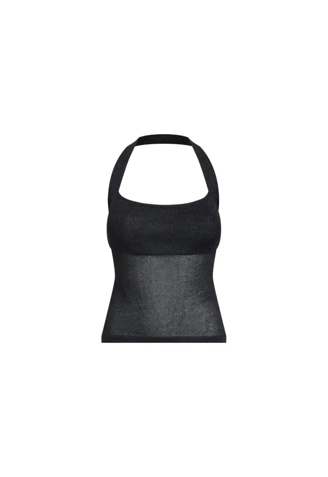 Tops Women Lioness Fashion PALISADES HALTER TOP Onyx Tops Women Lioness Fashion PALISADES HALTER TOP Onyx