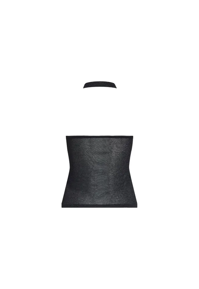 Tops Women Lioness Fashion PALISADES HALTER TOP Onyx Tops Women Lioness Fashion PALISADES HALTER TOP Onyx