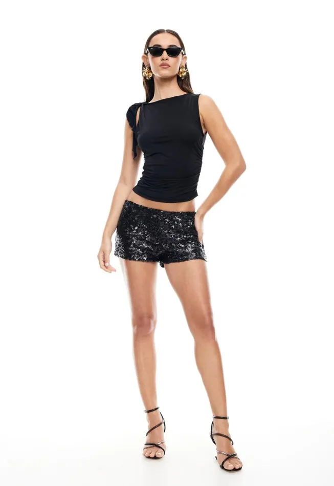 Tops Women Lioness Fashion RENDEZVOUS TOP Onyx Tops Women Lioness Fashion RENDEZVOUS TOP Onyx
