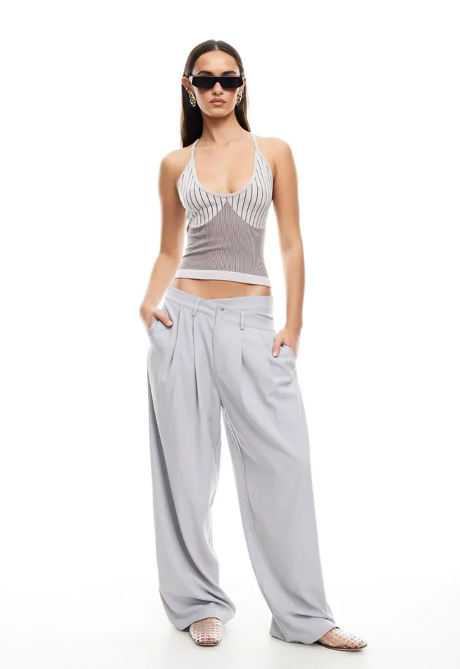 Tops Women Lioness Fashion SAINT TOP Grey Tops Women Lioness Fashion SAINT TOP Grey