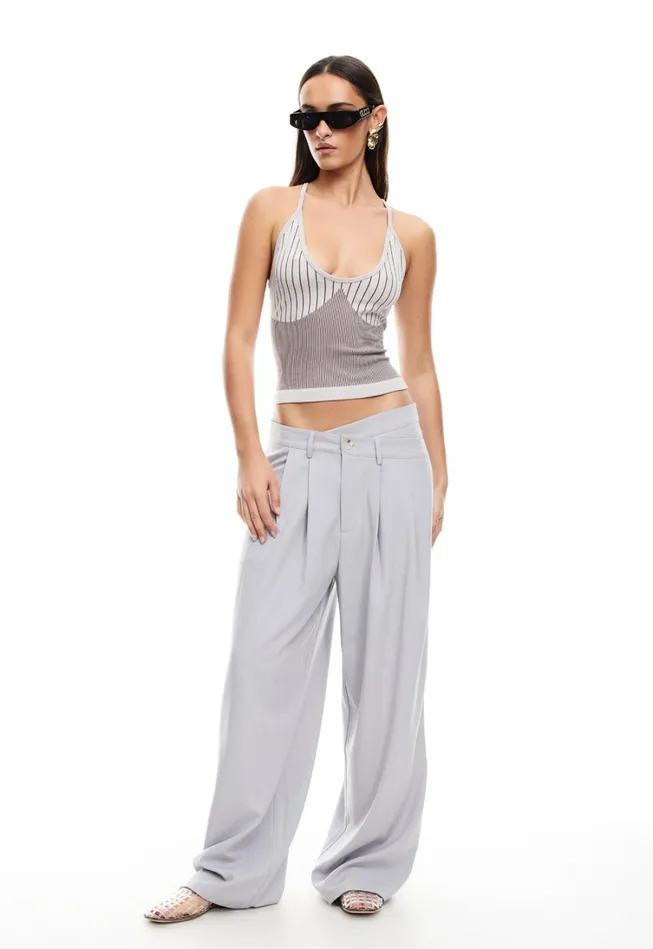 Tops Women Lioness Fashion SAINT TOP Grey Tops Women Lioness Fashion SAINT TOP Grey