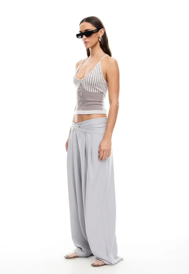 Tops Women Lioness Fashion SAINT TOP Grey Tops Women Lioness Fashion SAINT TOP Grey