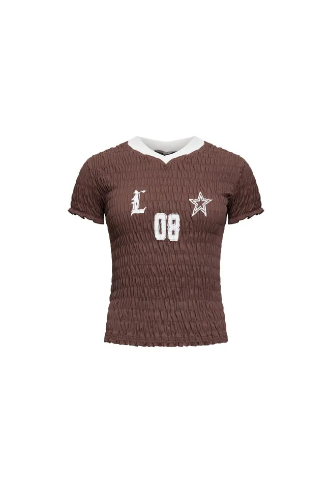 Tops Women Lioness Fashion SCRUNCHED SPECTATE TOP Coffee Tops Women Lioness Fashion SCRUNCHED SPECTATE TOP Coffee
