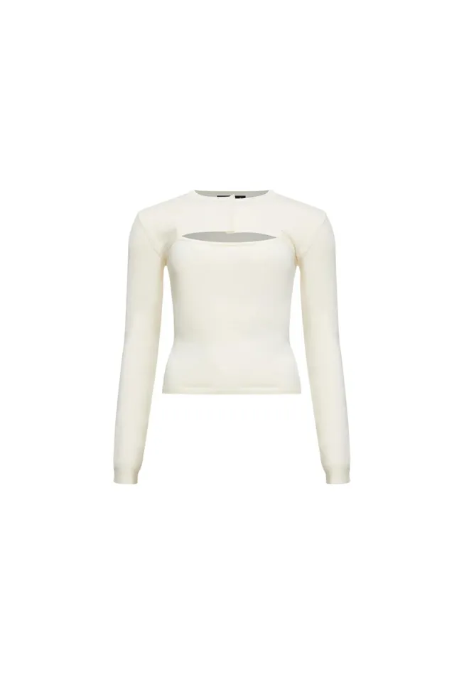 Tops Women Lioness Fashion TROIS LONG SLEEVE Ivory Tops Women Lioness Fashion TROIS LONG SLEEVE Ivory