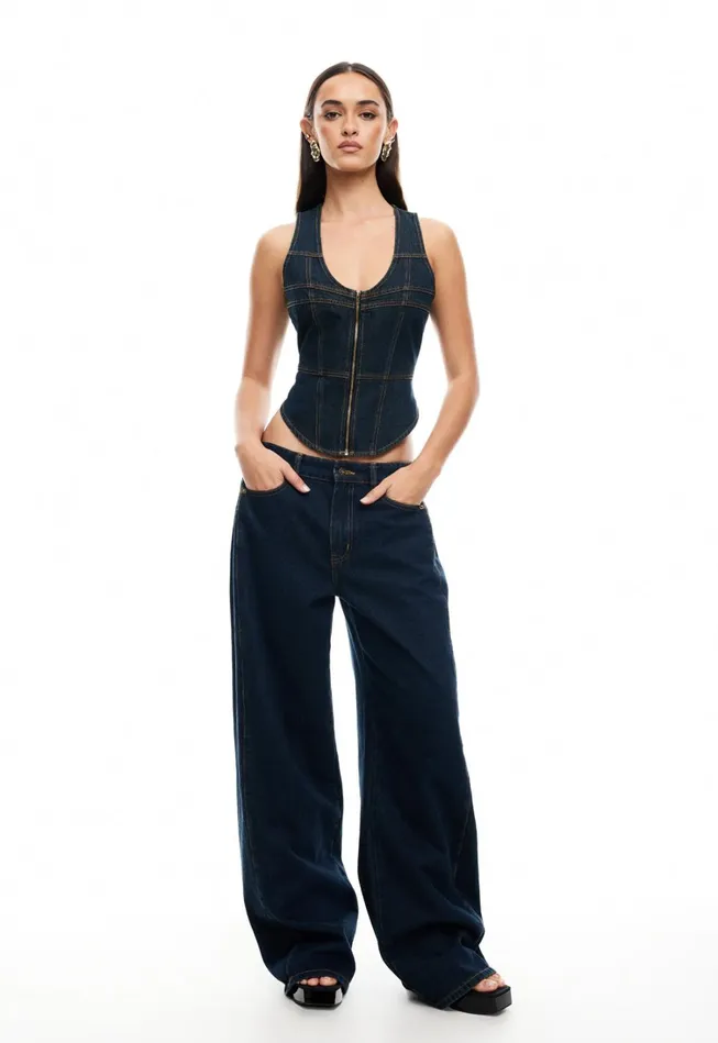 Tops Women Lioness Fashion WESTWOOD TOP Indigo Tops Women Lioness Fashion WESTWOOD TOP Indigo