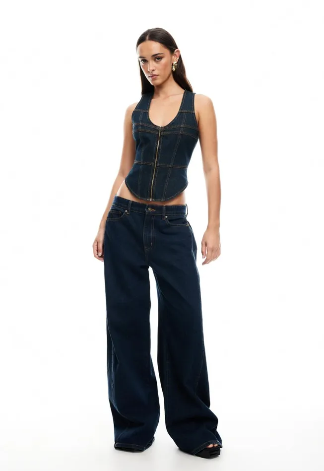 Tops Women Lioness Fashion WESTWOOD TOP Indigo Tops Women Lioness Fashion WESTWOOD TOP Indigo
