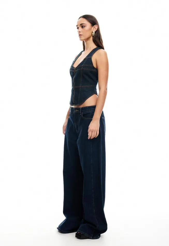 Tops Women Lioness Fashion WESTWOOD TOP Indigo Tops Women Lioness Fashion WESTWOOD TOP Indigo
