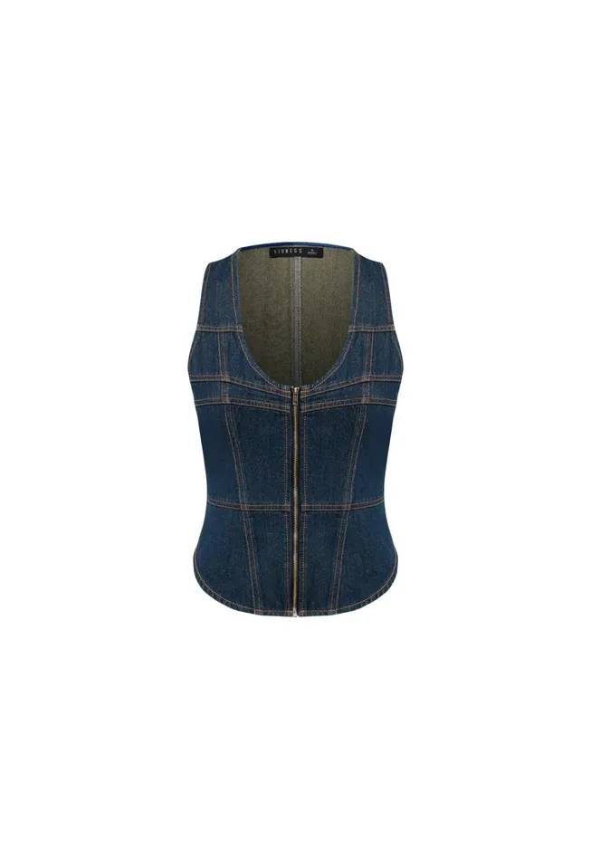 Tops Women Lioness Fashion WESTWOOD TOP Indigo Tops Women Lioness Fashion WESTWOOD TOP Indigo