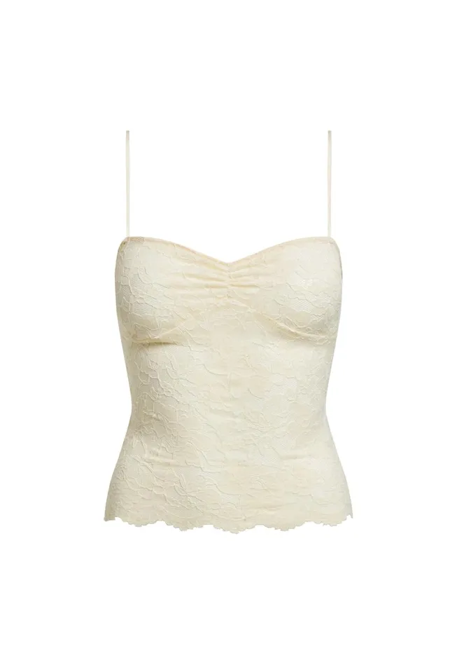 Tops Women Lioness Fashion YVES CAMI Cornsilk Tops Women Lioness Fashion YVES CAMI Cornsilk