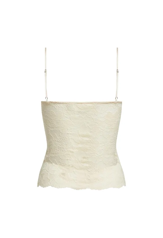 Tops Women Lioness Fashion YVES CAMI Cornsilk Tops Women Lioness Fashion YVES CAMI Cornsilk