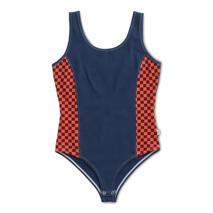 Tops Women Vans Pro Stitched Body Suit Dress Blues