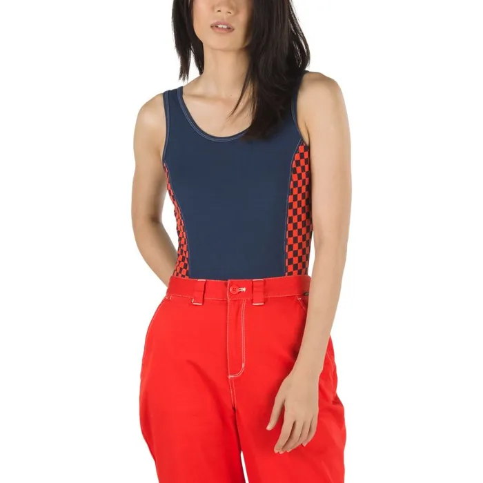 Tops Women Vans Pro Stitched Body Suit Dress Blues Tops Women Vans Pro Stitched Body Suit Dress Blues