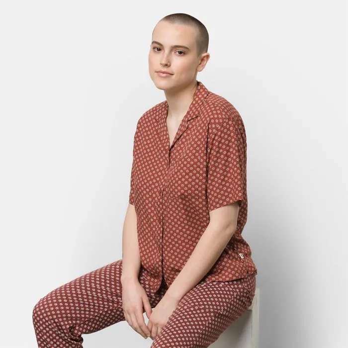 Tops Women Vans Tipper Woven Shirt Henna