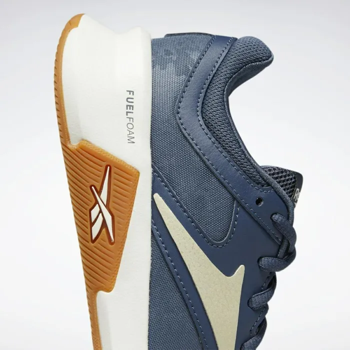 Training Shoes Womens Reebok Advanced Trainette Training Shoes Smoky Indigo Chalk Flint Grey Metallic
