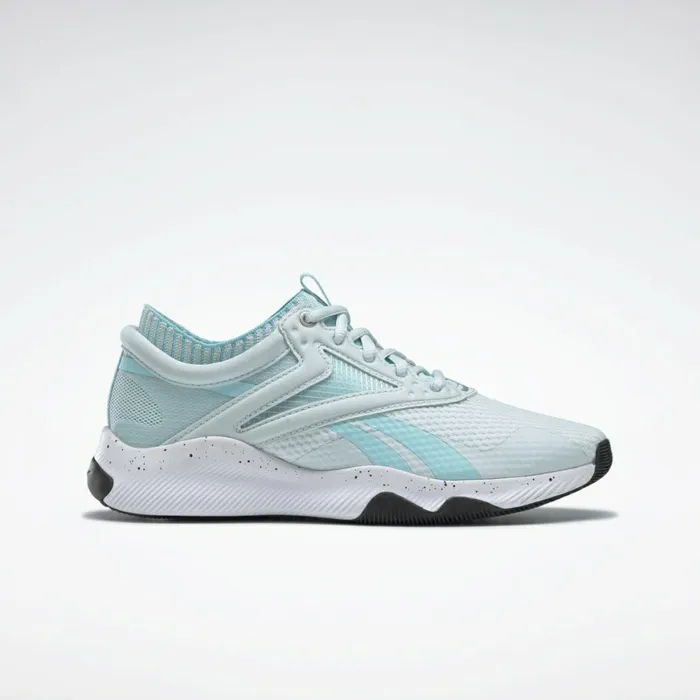 Training Shoes Womens Reebok HIIT Shoes Chalk Blue Neon Mint Ftwr White
