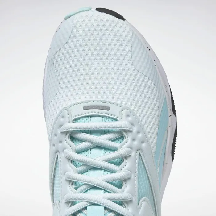 Training Shoes Womens Reebok HIIT Shoes Chalk Blue Neon Mint Ftwr White