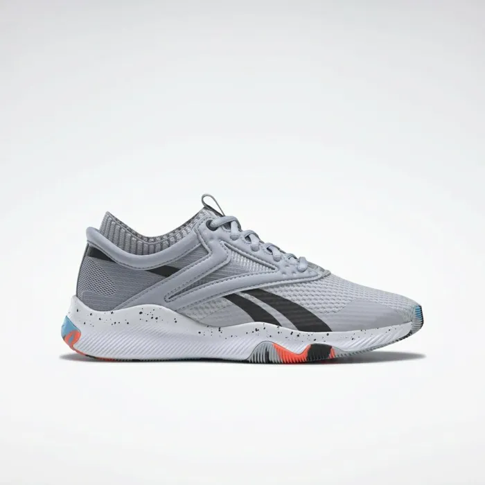 Training Shoes Womens Reebok HIIT Shoes Cold Grey 2 Orange Flare Radiant Aqua Training Shoes Womens Reebok HIIT Shoes Cold Grey 2 Orange Flare Radiant Aqua