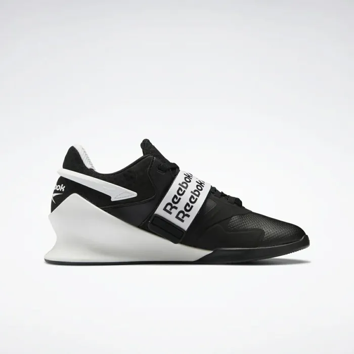 Training Shoes Womens Reebok Legacy Lifter II Weightlifting Shoes Black White Pure Grey 6
