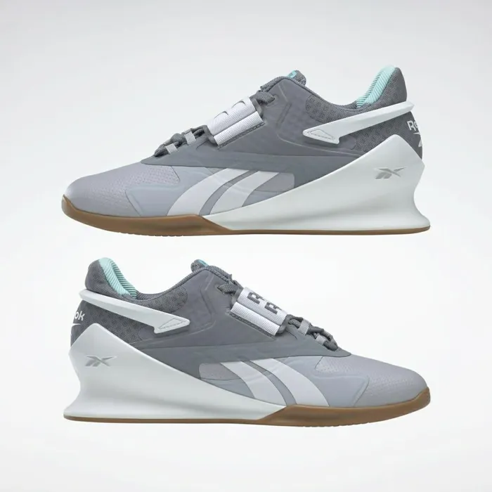 Training Shoes Womens Reebok Legacy Lifter II Weightlifting Shoes Cold Grey 2 Cold Grey 4 White