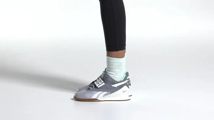 Training Shoes Womens Reebok Legacy Lifter II Weightlifting Shoes Cold Grey 2 Cold Grey 4 White