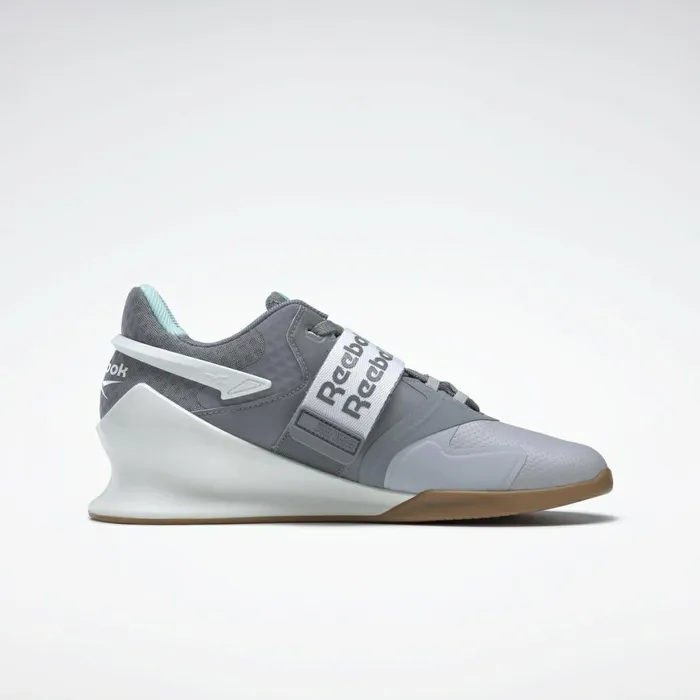 Training Shoes Womens Reebok Legacy Lifter II Weightlifting Shoes Cold Grey 2 Cold Grey 4 White