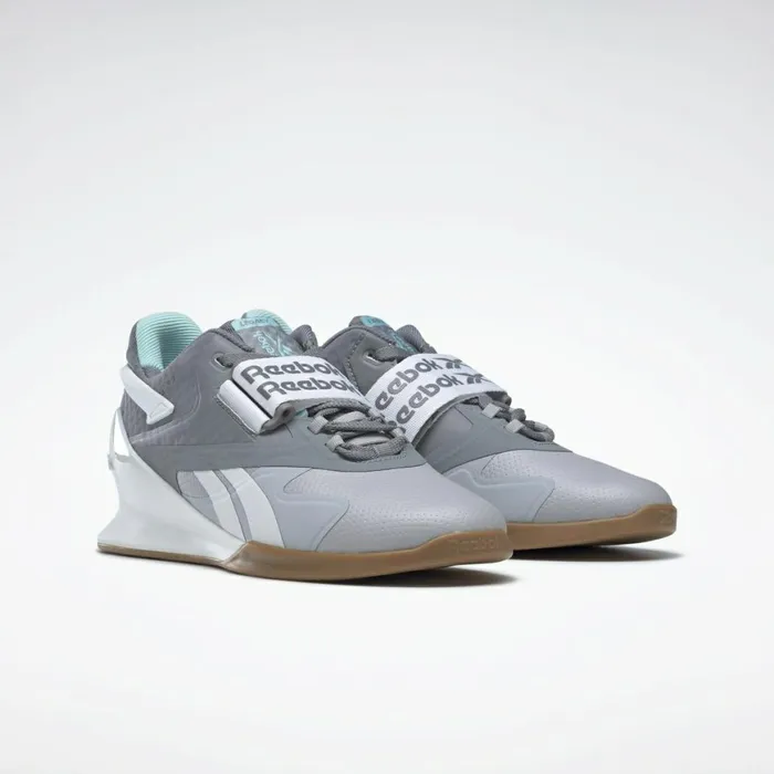 Training Shoes Womens Reebok Legacy Lifter II Weightlifting Shoes Cold Grey 2 Cold Grey 4 White