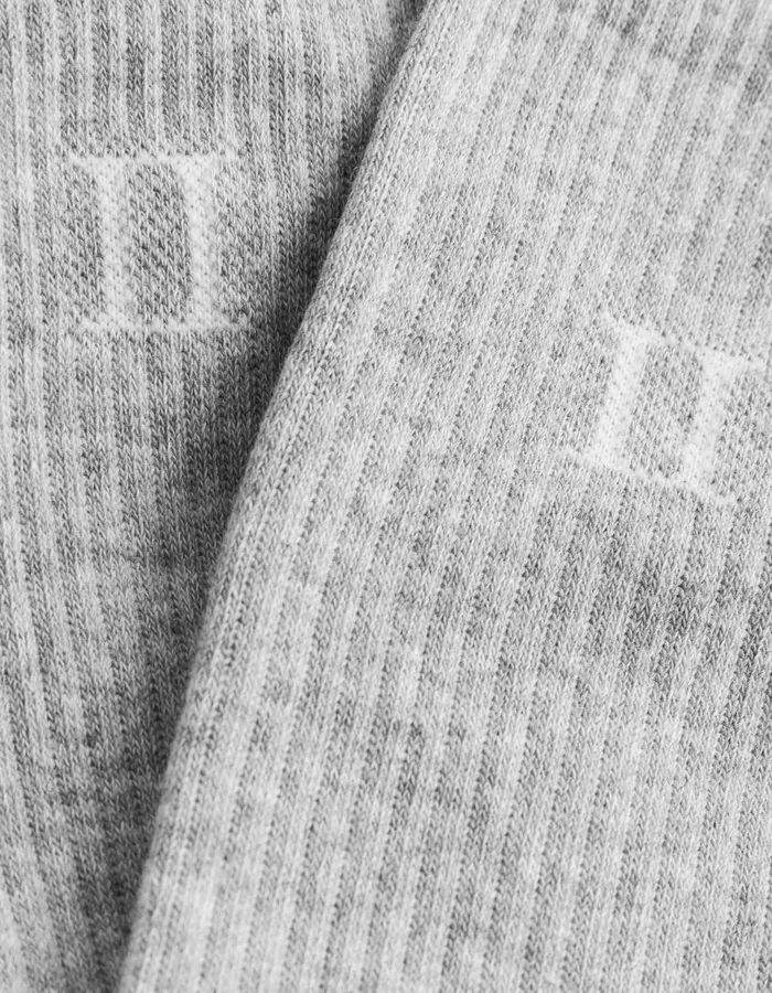 Underwear Men Les Deux William 2Pack Socks 8211 Light Grey MelangeWhite