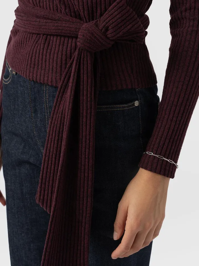 Victory Rib Top 8211 Burgundy Burgundy Women Saint And Sofia Casual Tops
