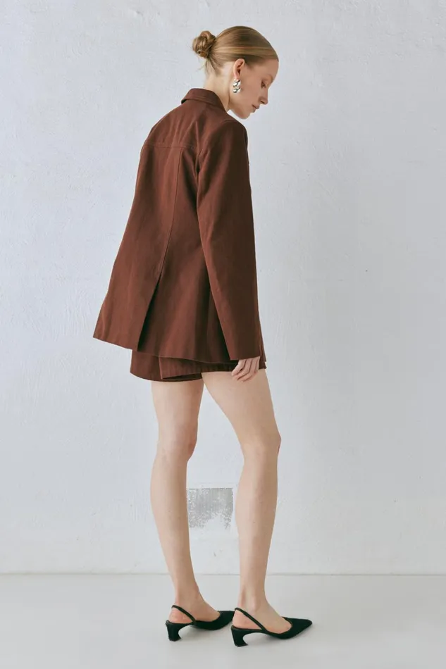 VRG GRL JacketsCoats Esti Jacket Chocolate 8211 Women VRG GRL JacketsCoats Esti Jacket Chocolate 8211 Women
