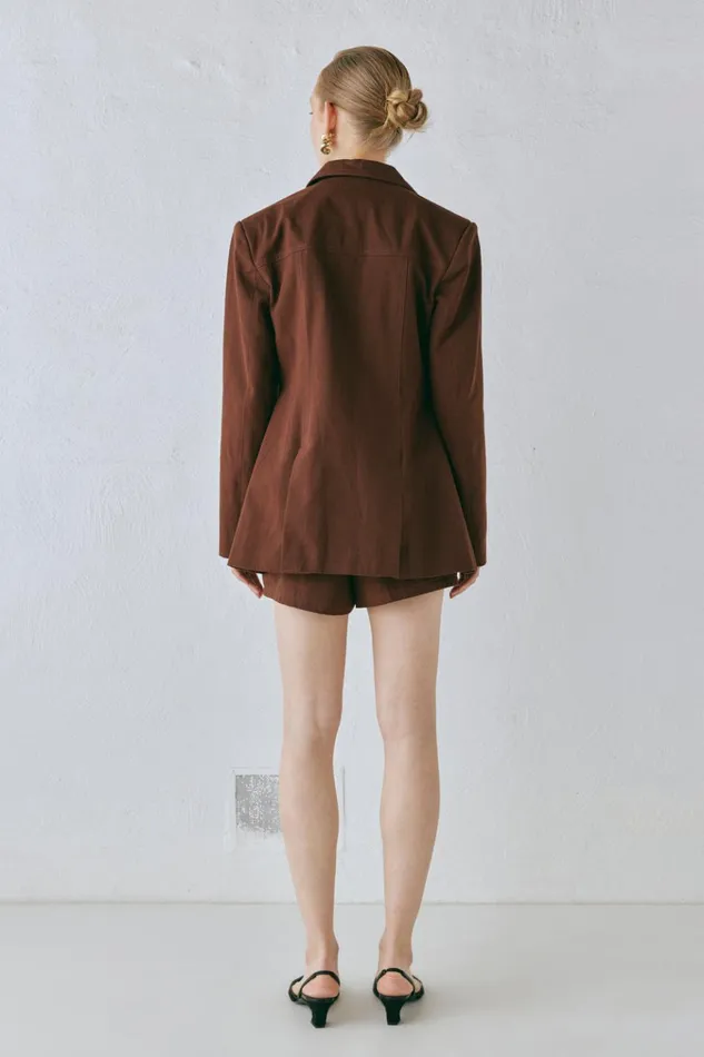 VRG GRL JacketsCoats Esti Jacket Chocolate 8211 Women VRG GRL JacketsCoats Esti Jacket Chocolate 8211 Women
